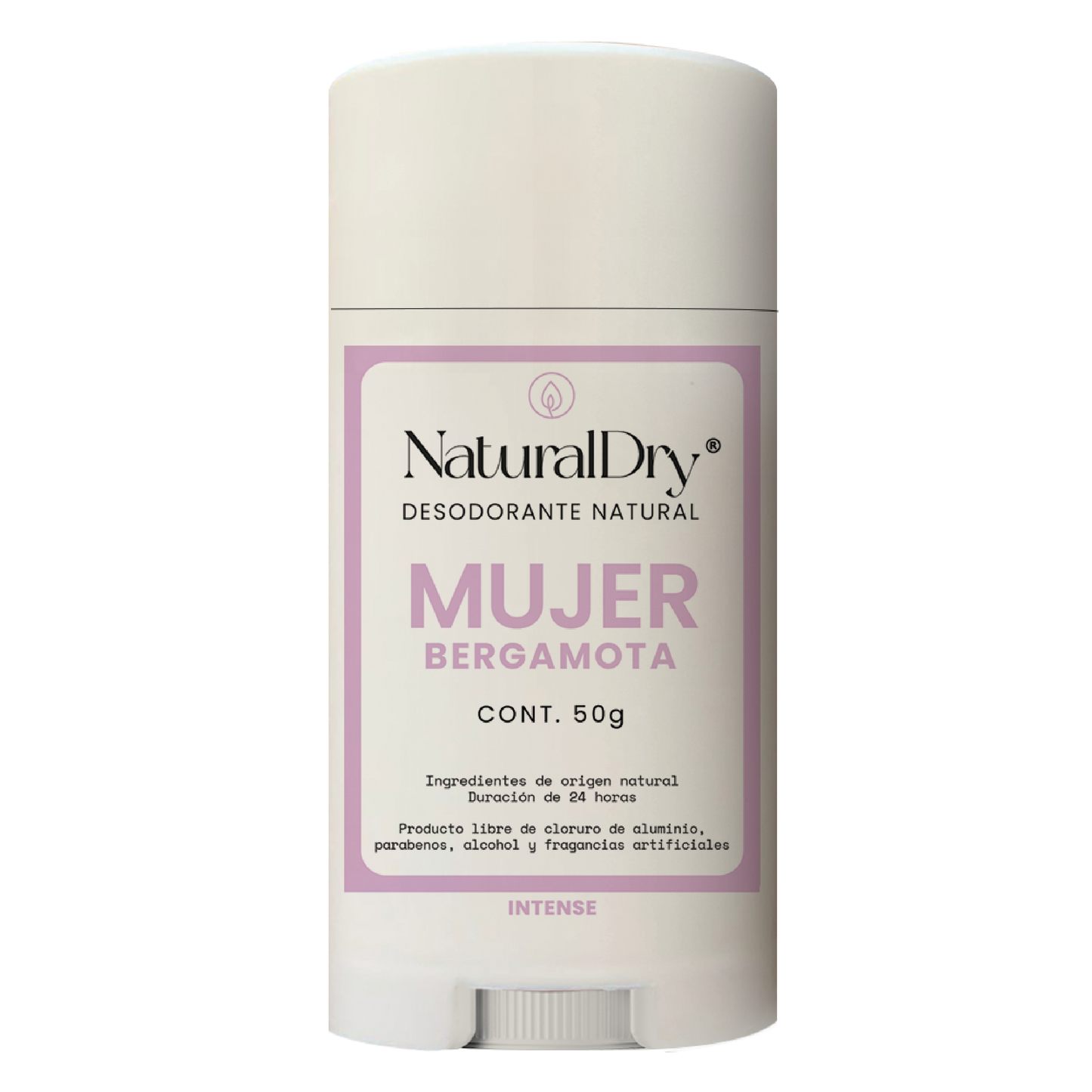 Desodorante Natural Mujer Intense Bergamota