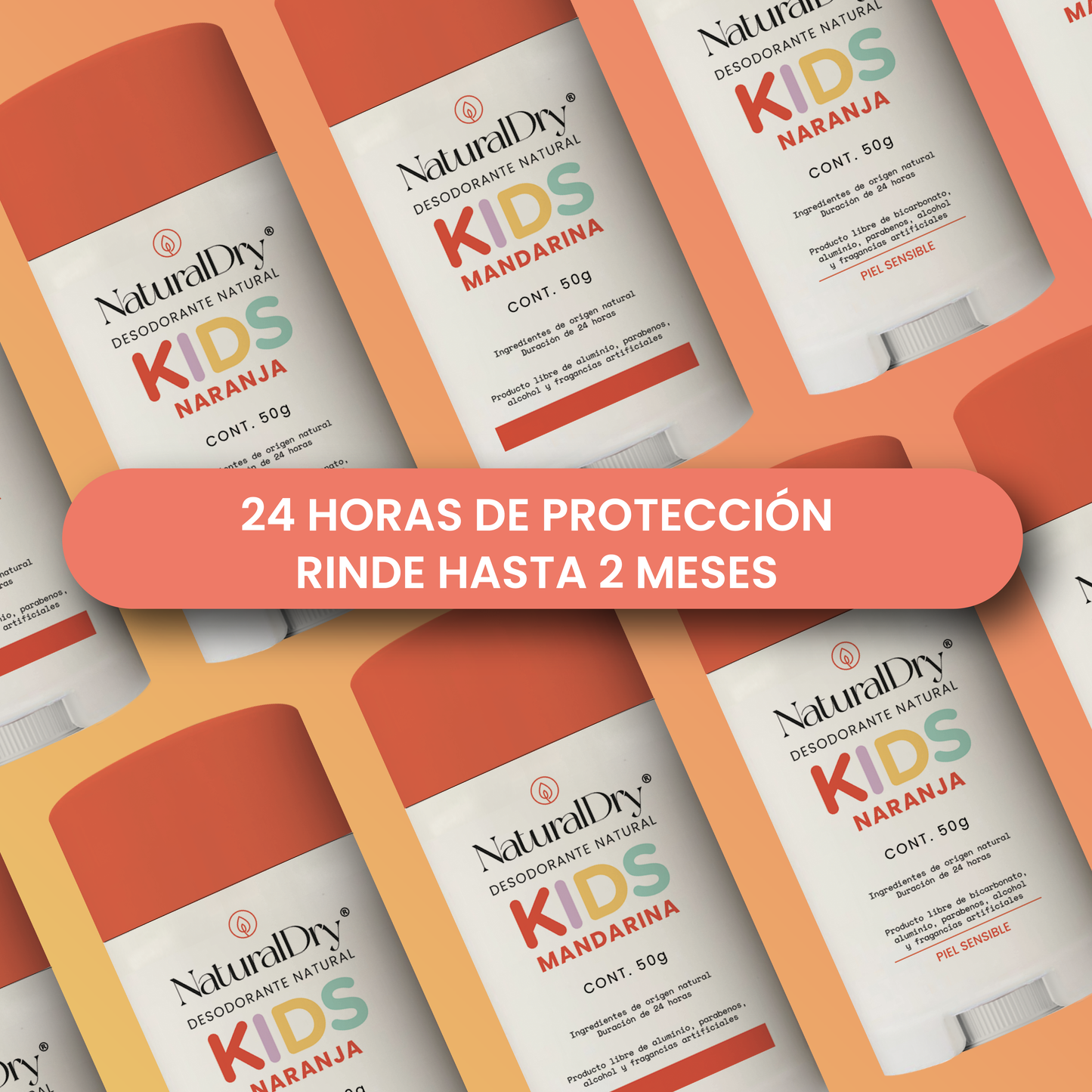 Desodorante Natural Naranja PIEL SENSIBLE